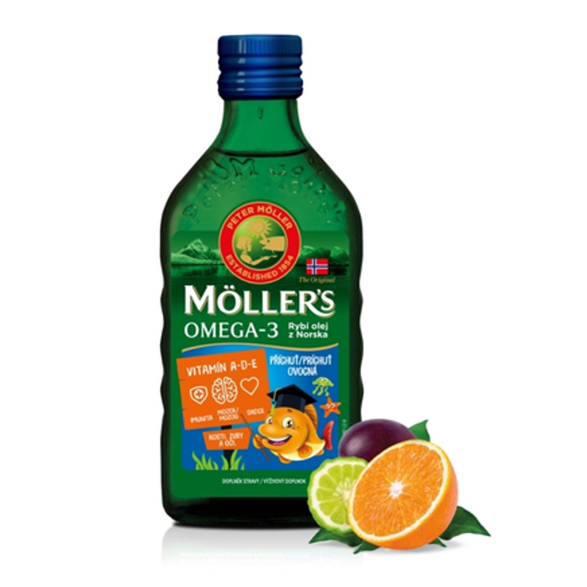 Mollers Omega 3 Ovocná příchuť 250ml
