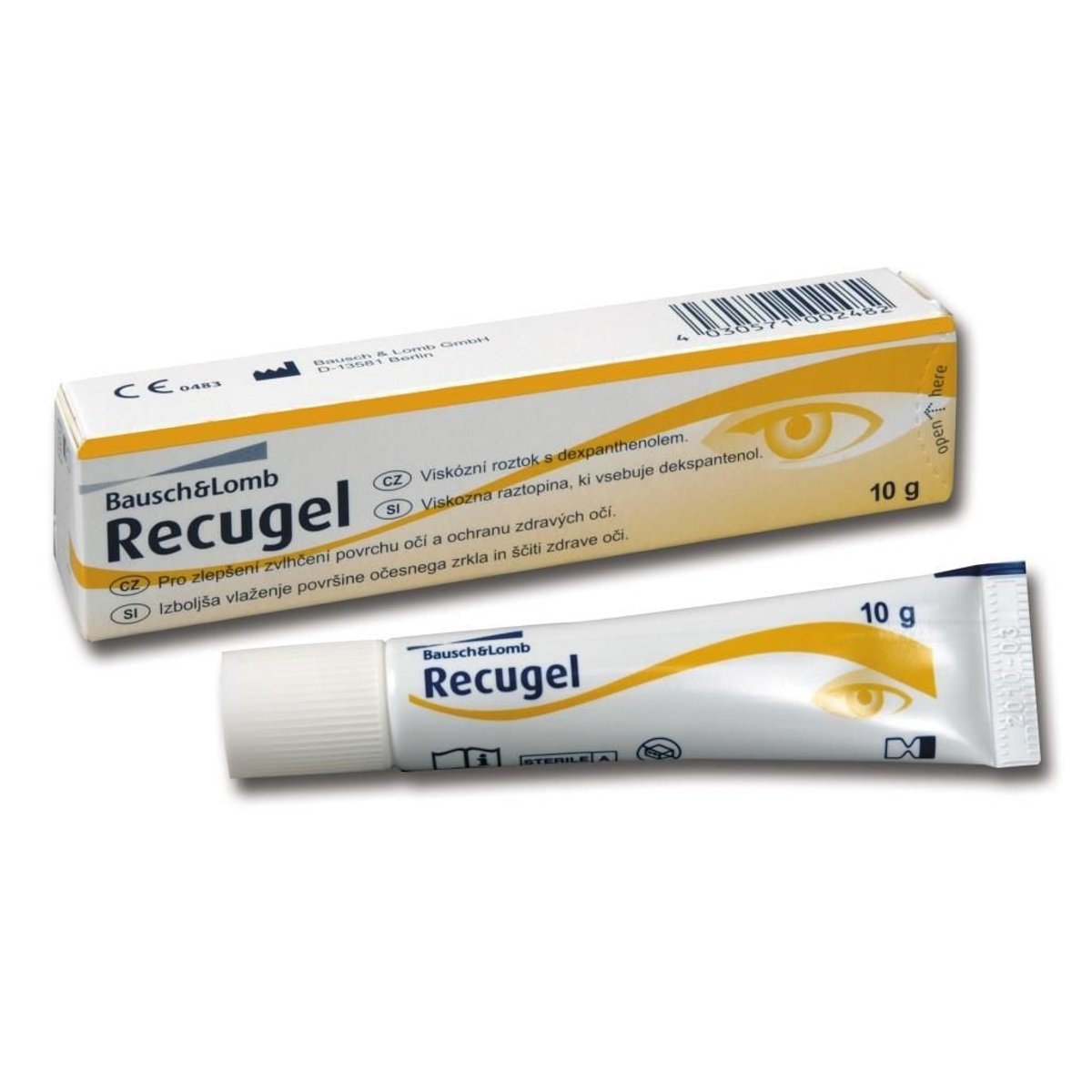 Recugel oční gel 10g Bausch&Lomb