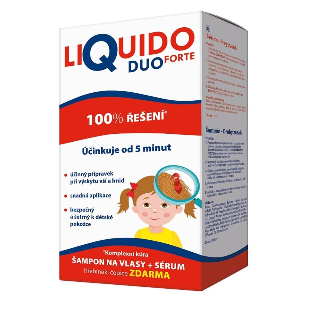 LiQuido DUO Forte šampon na vši, 200ml + sérum