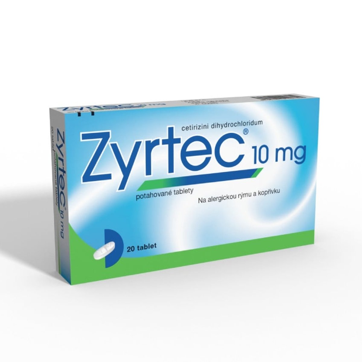 ZYRTEC 10MG Potahovaná tableta 20