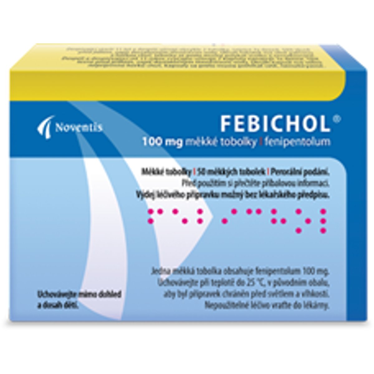 FEBICHOL 100MG Měkká tobolka 50