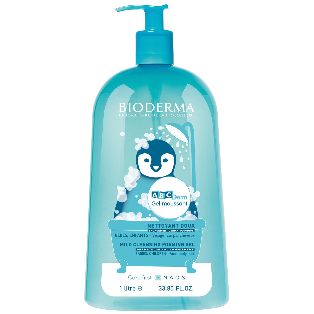BIODERMA ABCDerm gel moussant 1L