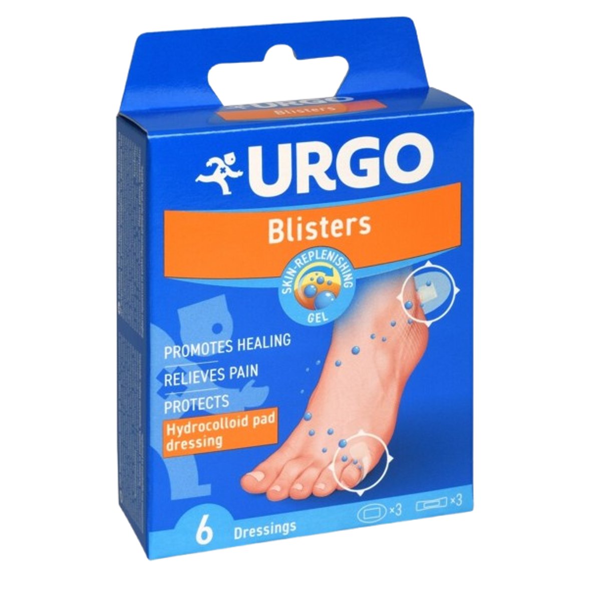 URGO BLISTERS Na puchýře hydrokoloidní náplast 6ks