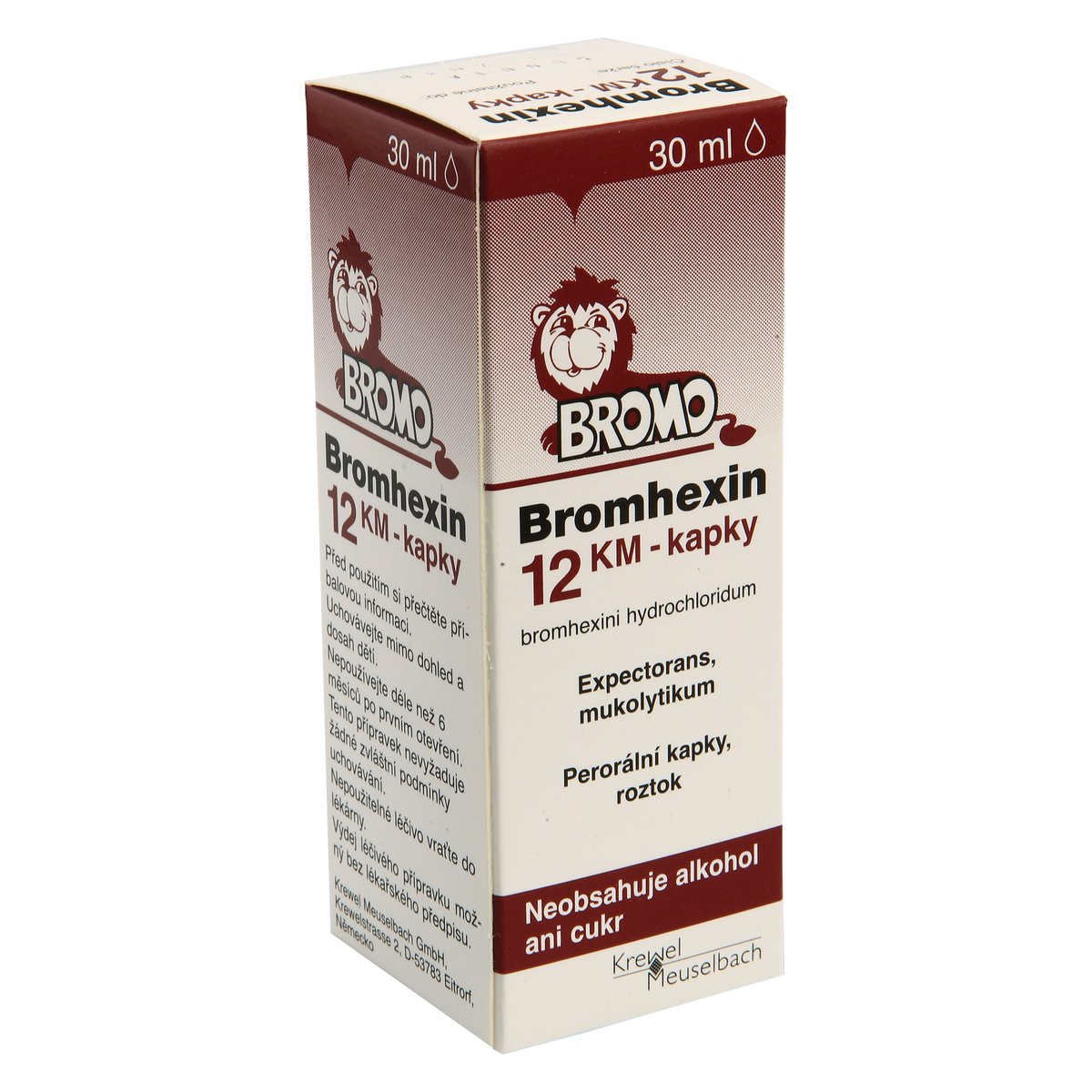 BROMHEXIN KM 12MG/ML Perorální kapky, roztok 30ML