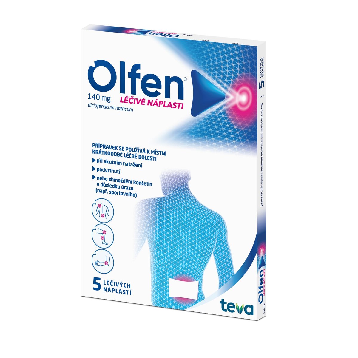 OLFEN 140MG Léčivá náplast 5