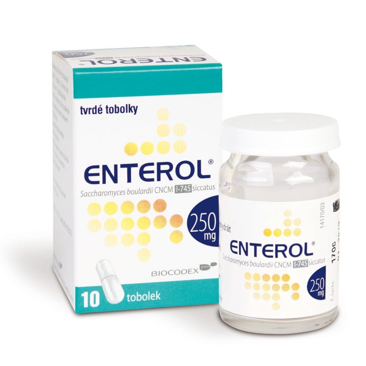 ENTEROL 250MG Tvrdá tobolka 10