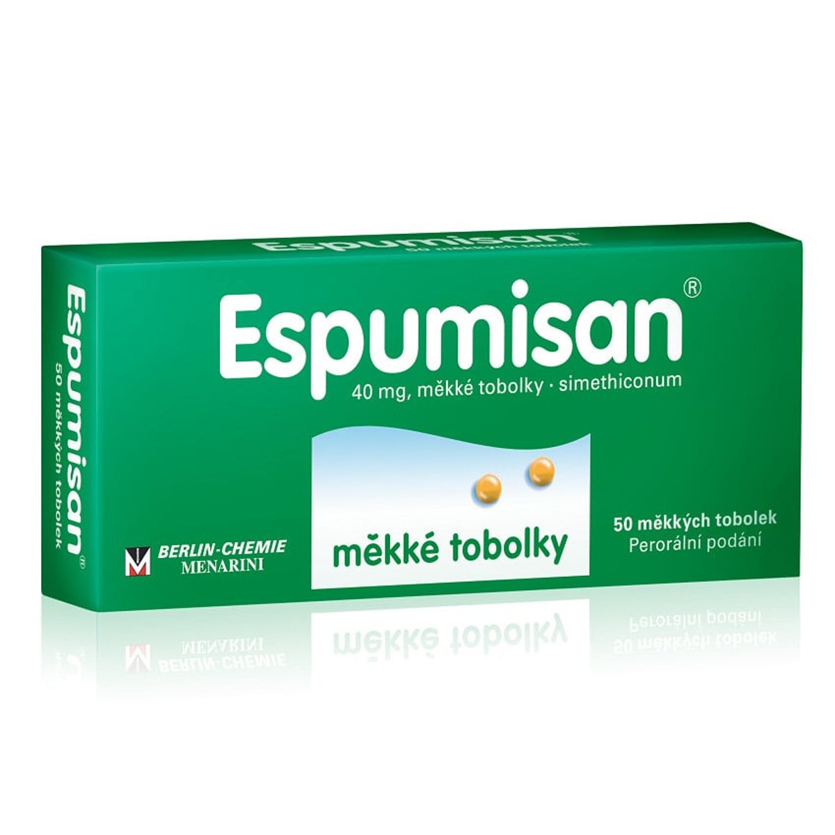 Levně ESPUMISAN 40MG Měkká tobolka 50