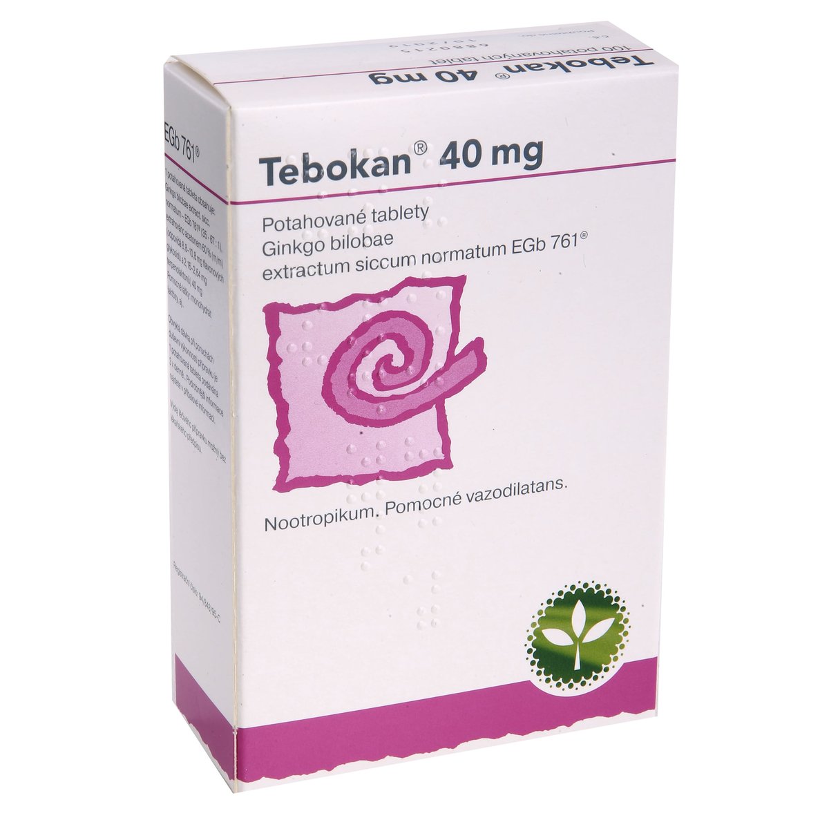TEBOKAN 40MG Potahovaná tableta 100