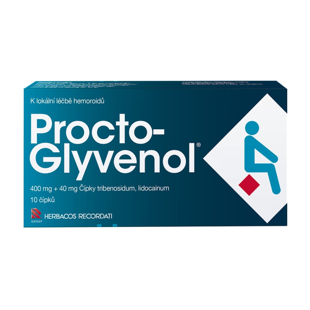 PROCTO-GLYVENOL 400MG/40MG čípek 10