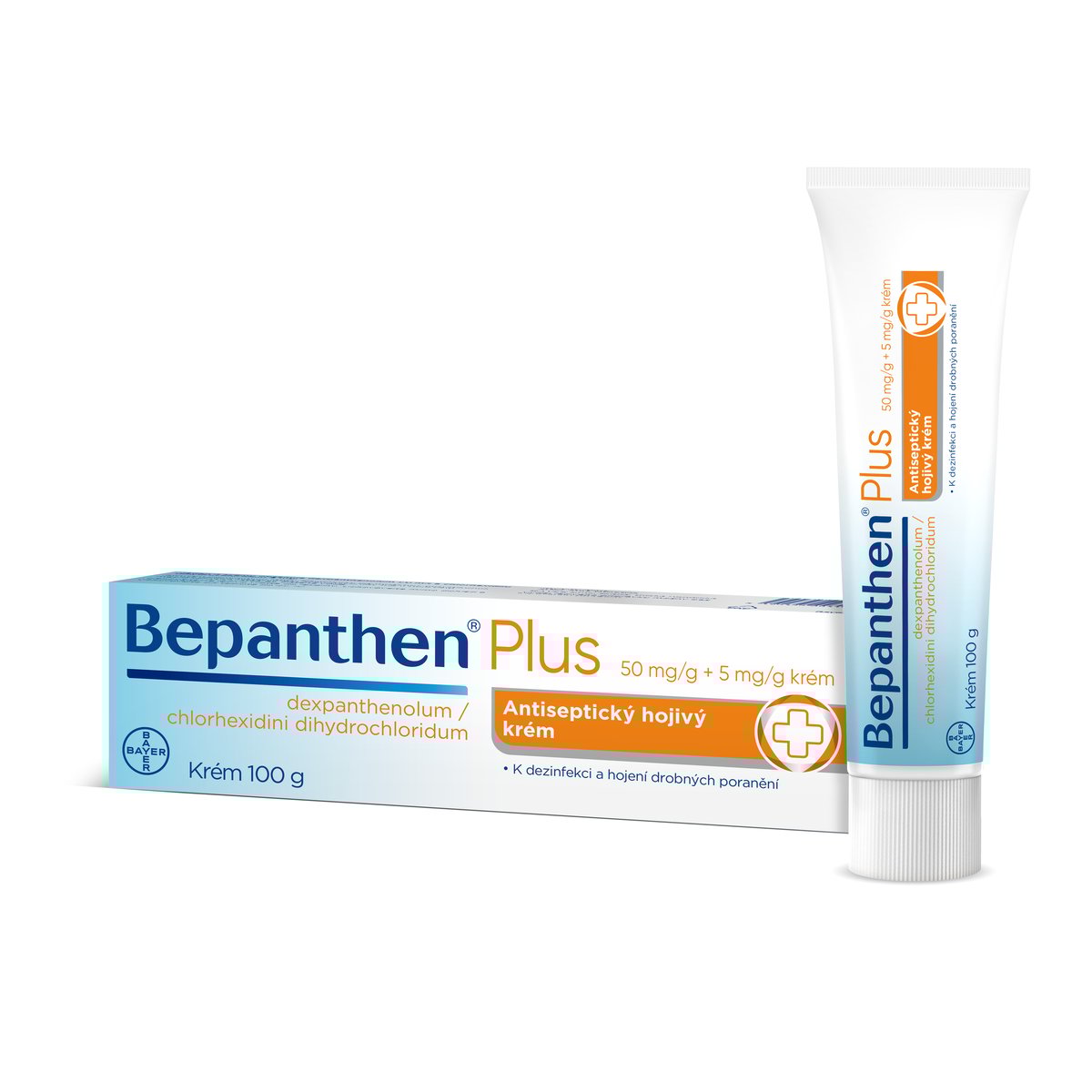 BEPANTHEN PLUS 50MG/G+5MG/G krém 100G