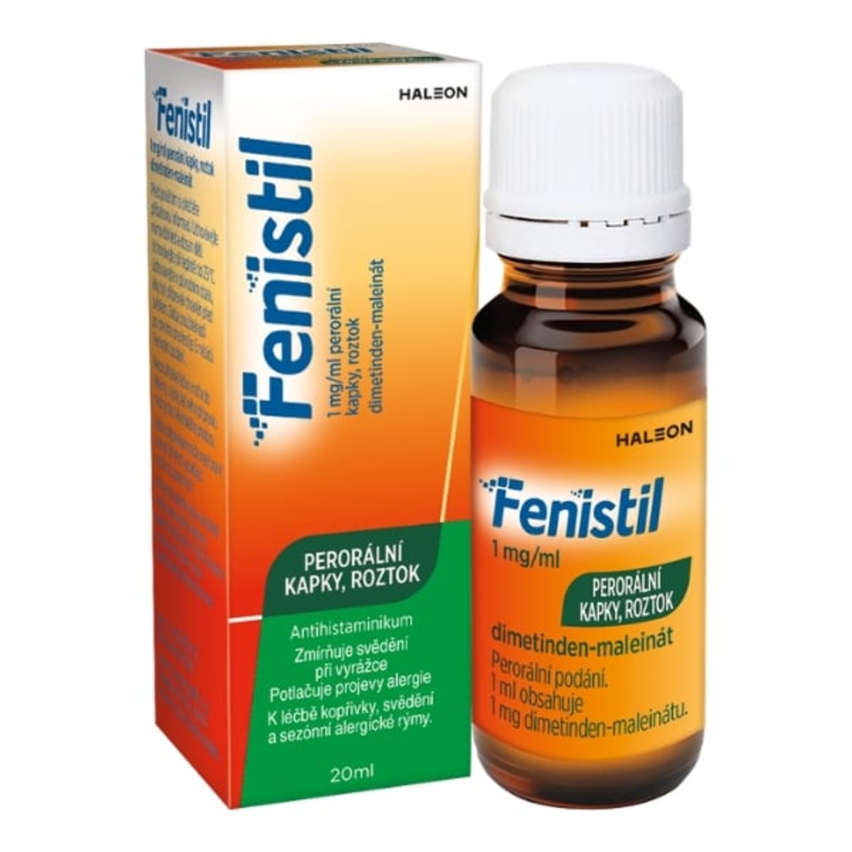 FENISTIL 1MG/ML Perorální kapky, roztok 1X20ML