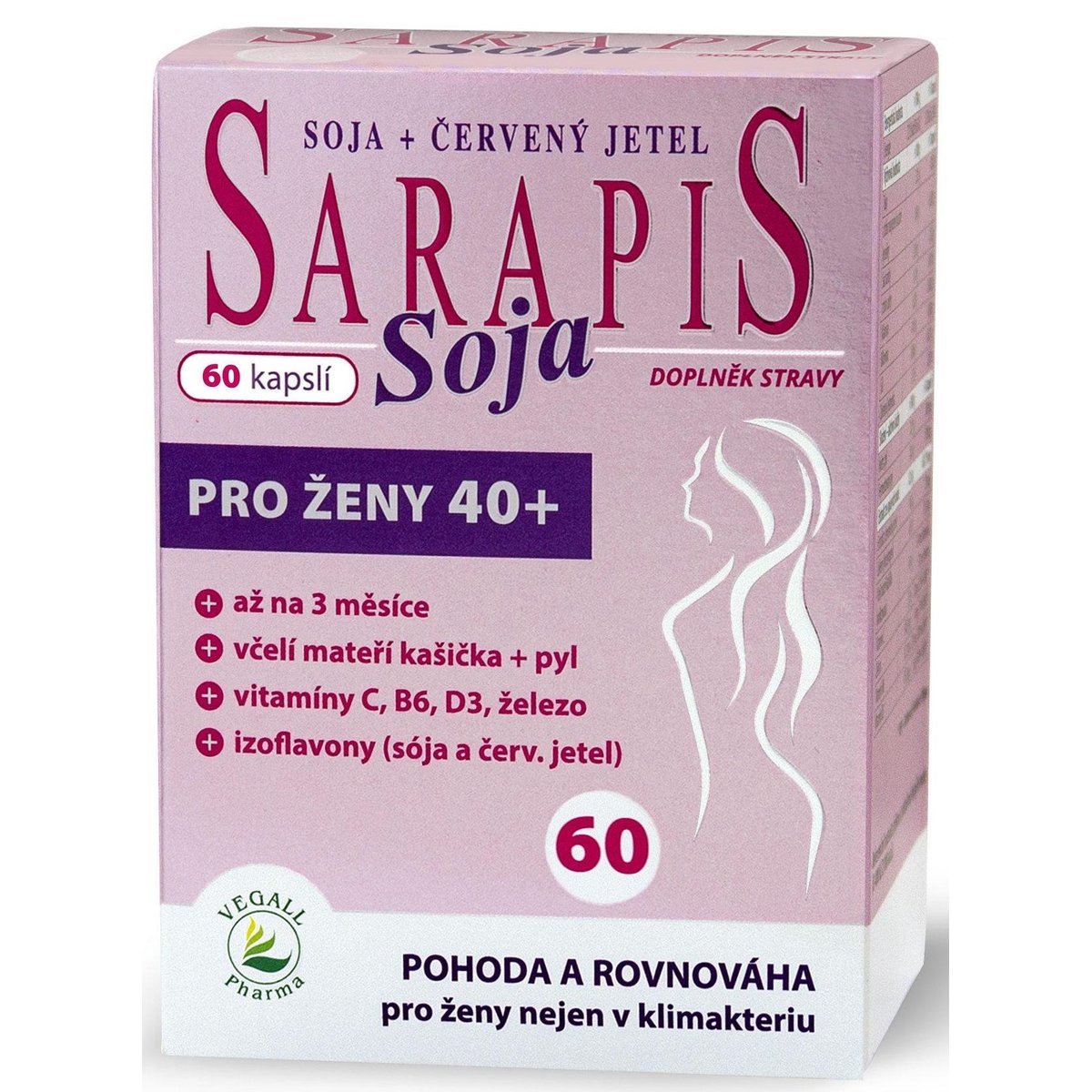 VEGALL Sarapis Soja, 60kapslí