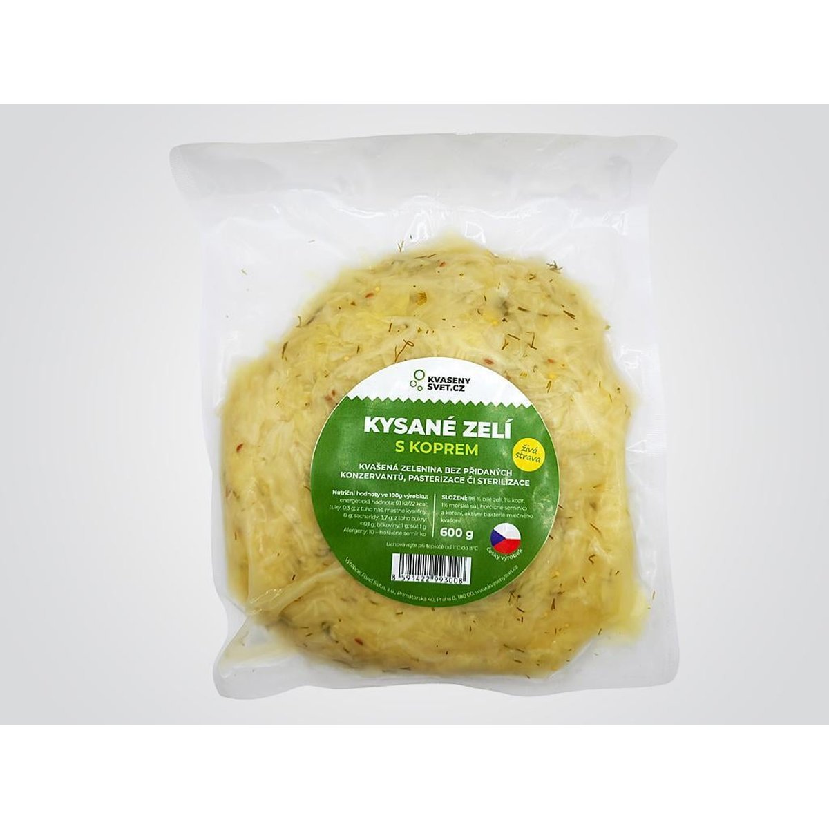 Fond Sidus Kysané zelí s koprem – kvašená zelenina, sáček