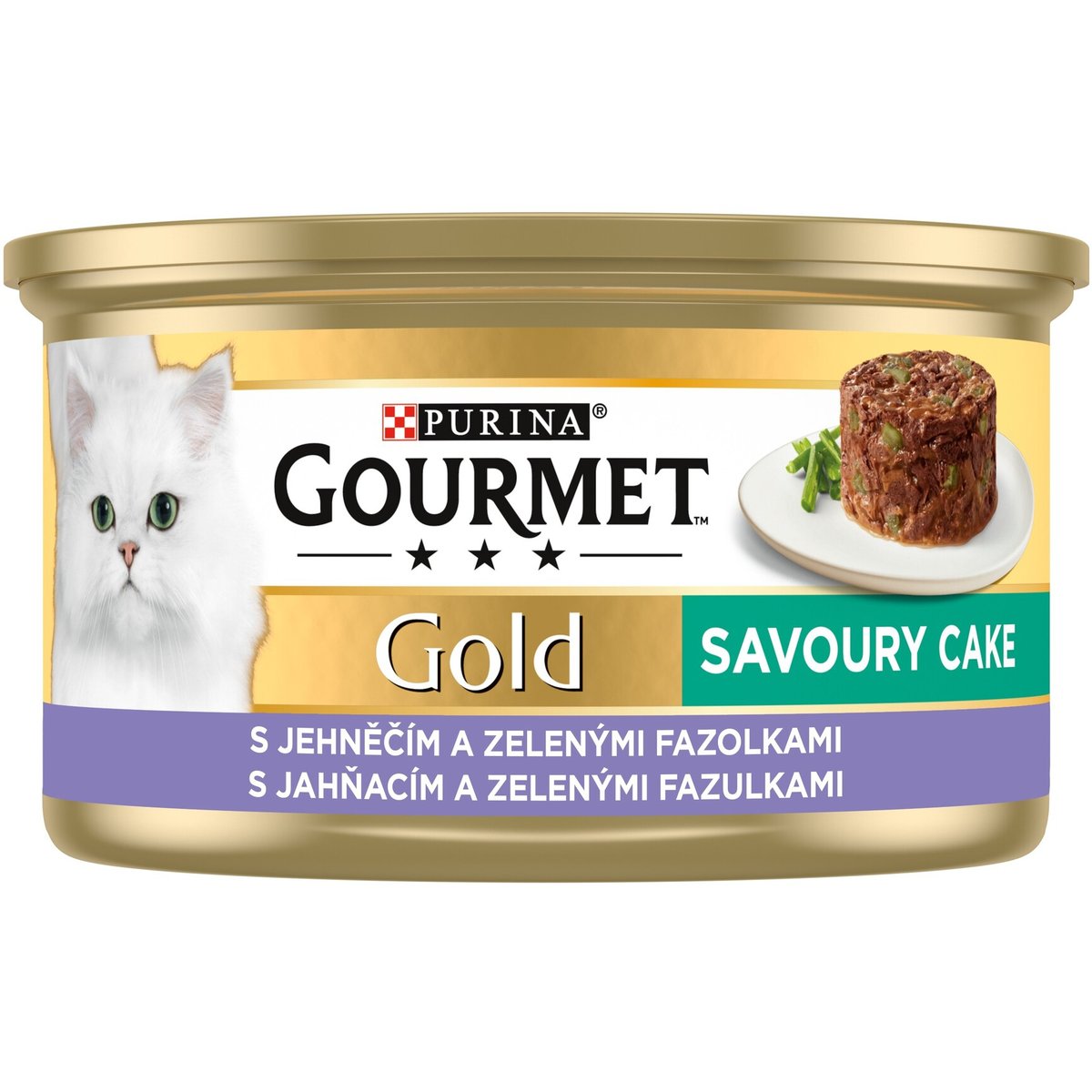 Gourmet Gold Savoury Cake konzerva pro kočky jehněčí