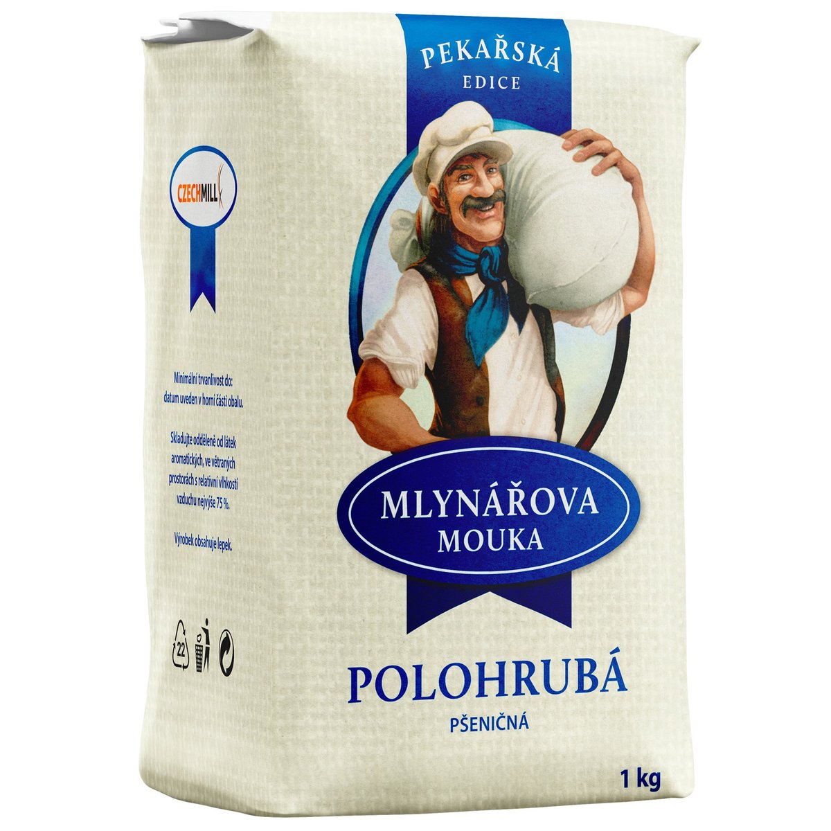 Mlynářova mouka pšeničná polohrubá