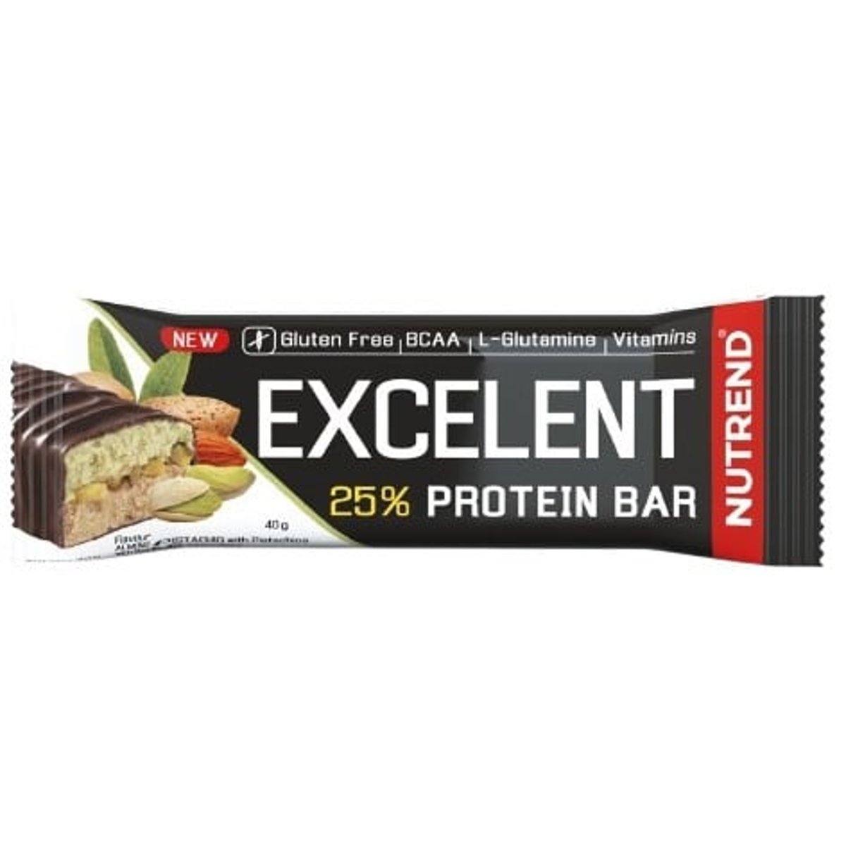 Nutrend Excelent Protein Bar 40 g - mandle/pistácie