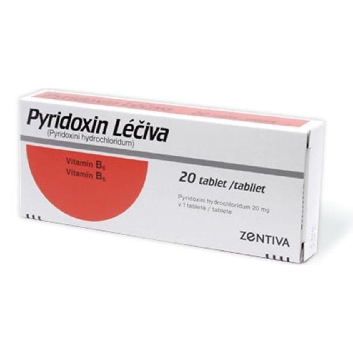 PYRIDOXIN LÉČIVA 20MG Tableta 20