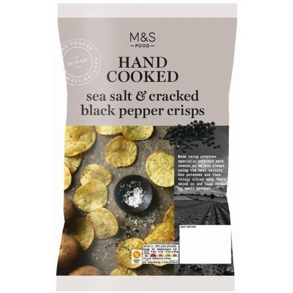 Marks & Spencer Brambůrky s černým pepřem a mořskou solí