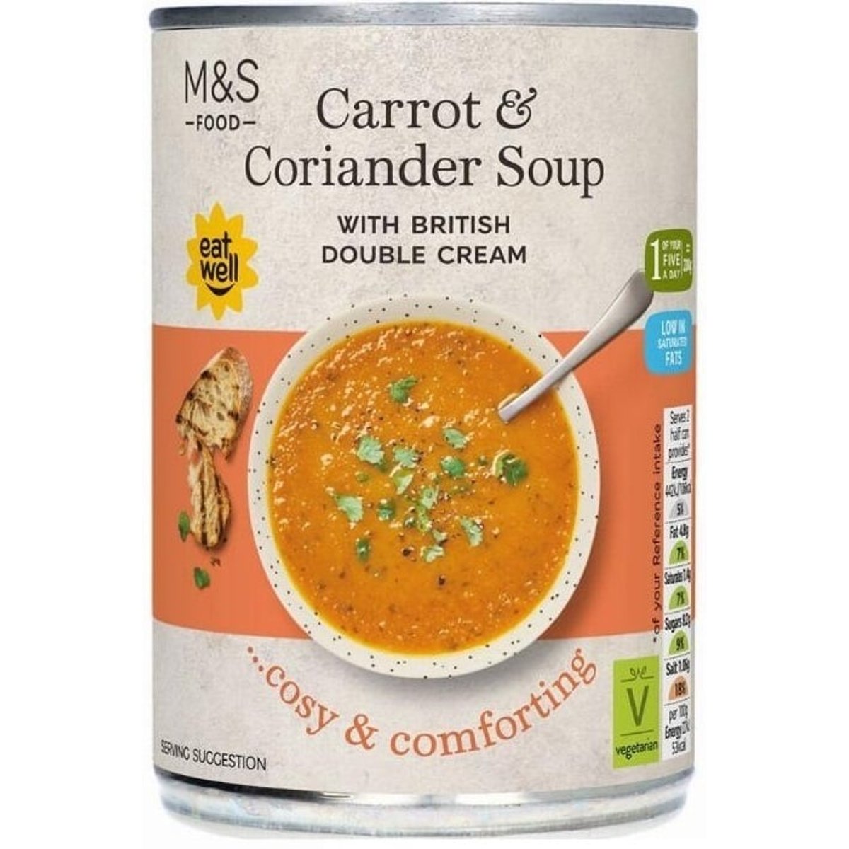 Marks & Spencer Mrkvová polévka s koriandrem a se smetanou