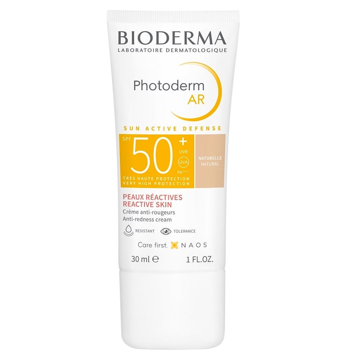 Bioderma Photoderm AR tónovací ochranný krém pro velmi citlivou pleť se sklonem k začervenání SPF 50+ odstín Natural 30 ml