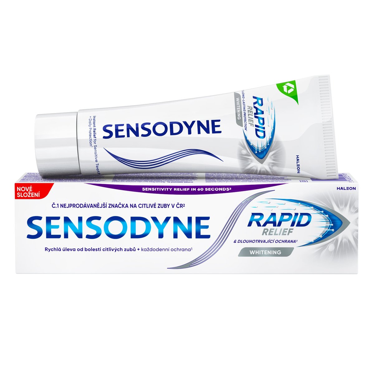 Sensodyne Zubní pasta rapid whitening pro citlivé a bílé zuby