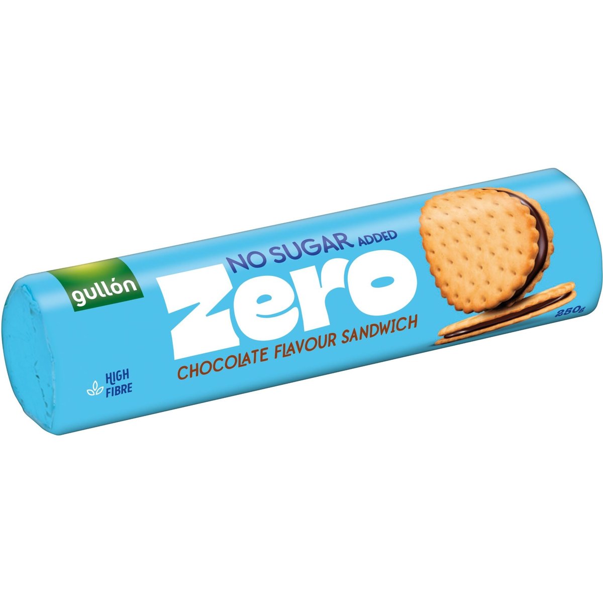 Gullón Sandwich sušenky plněné čokoládovým krémem, bez přidaného cukru, se sladidly