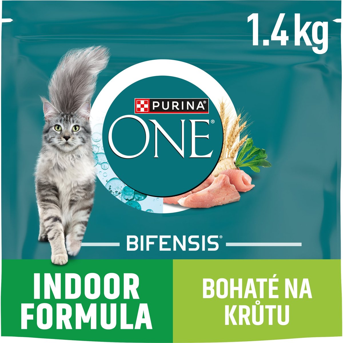 Purina ONE Bifensis Indoor granule pro kočky krůta
