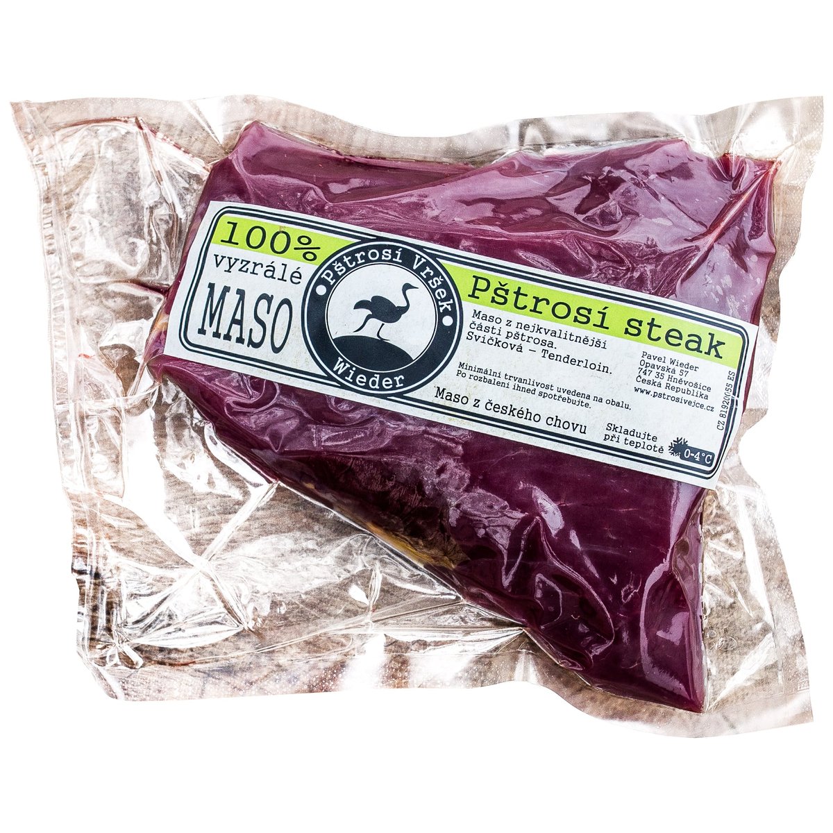 Farma Wieder Pštrosí steak