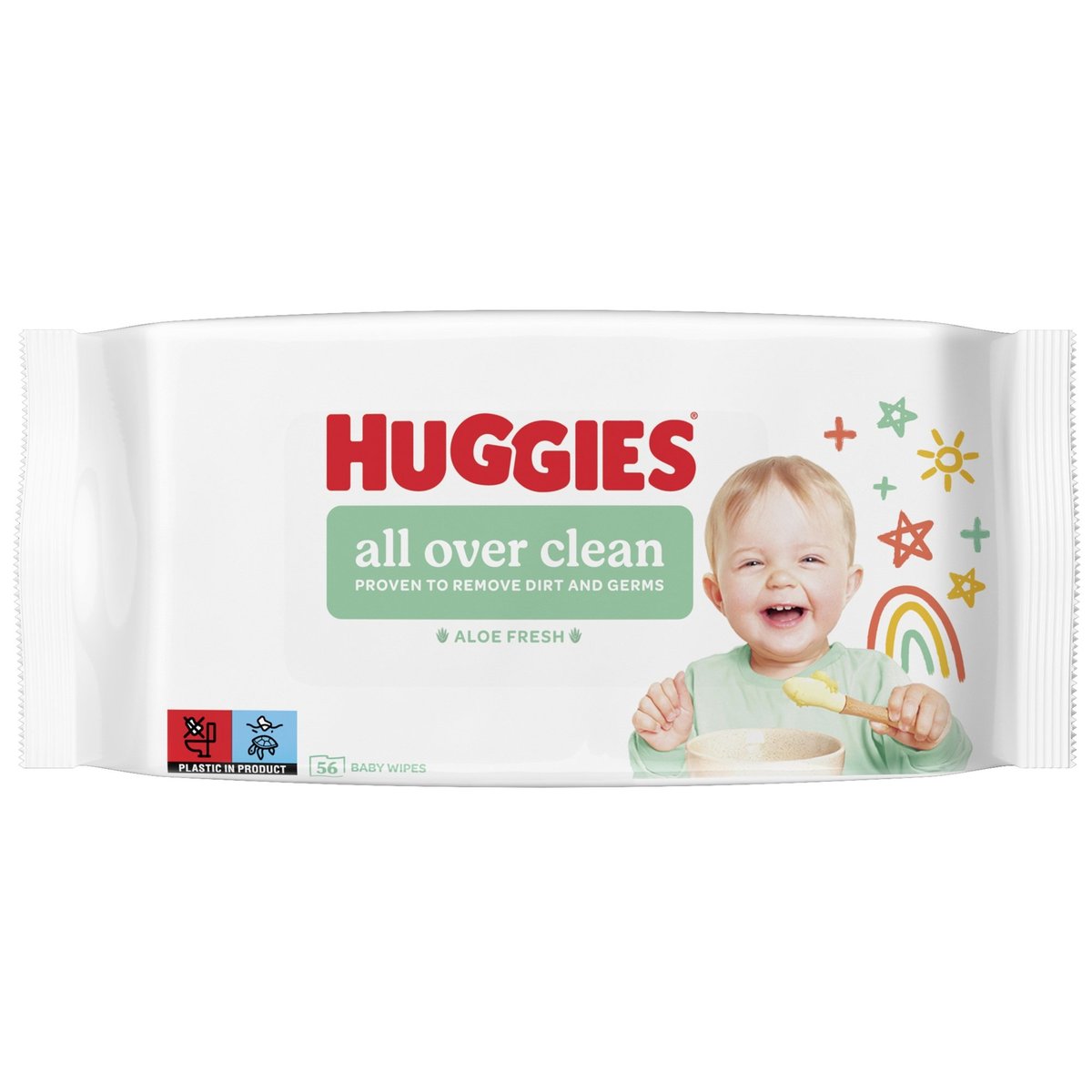 Huggies® All over the clean dětské vlhčené ubrousky