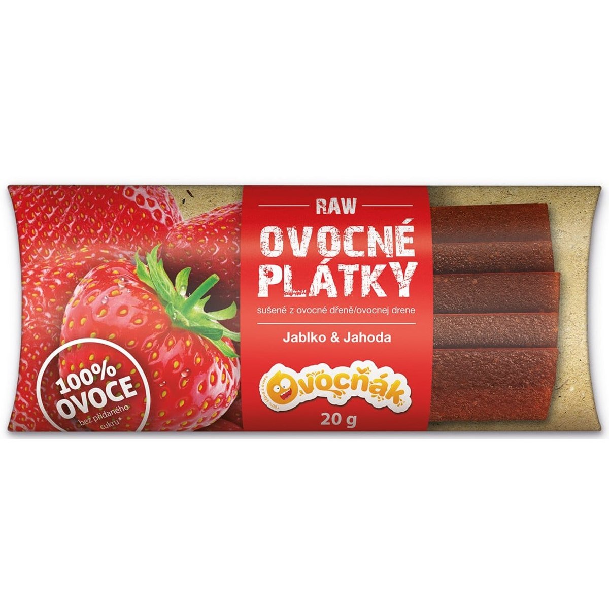 Ovocňák Plátky jablko a jahoda