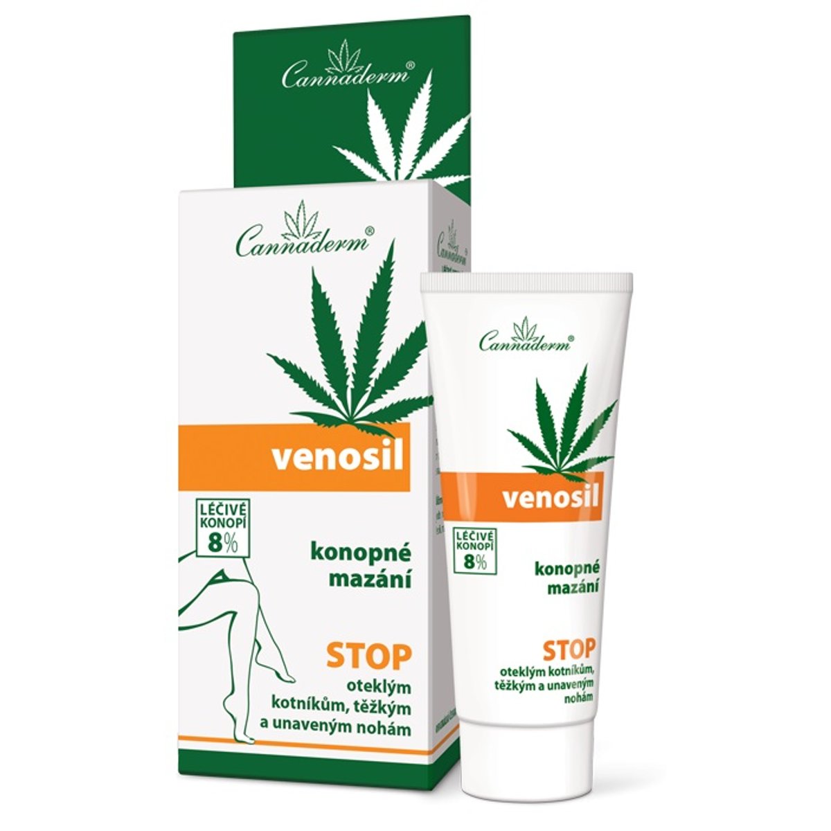 Cannaderm Venosil konopné mazání, 100 ml