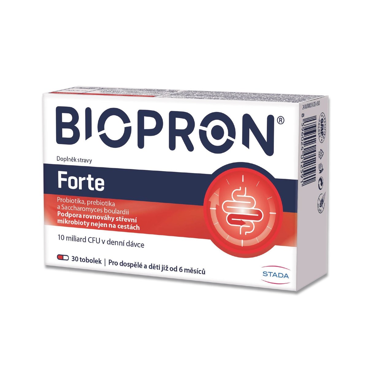Biopron Forte probiotika a prebiotika tob.30