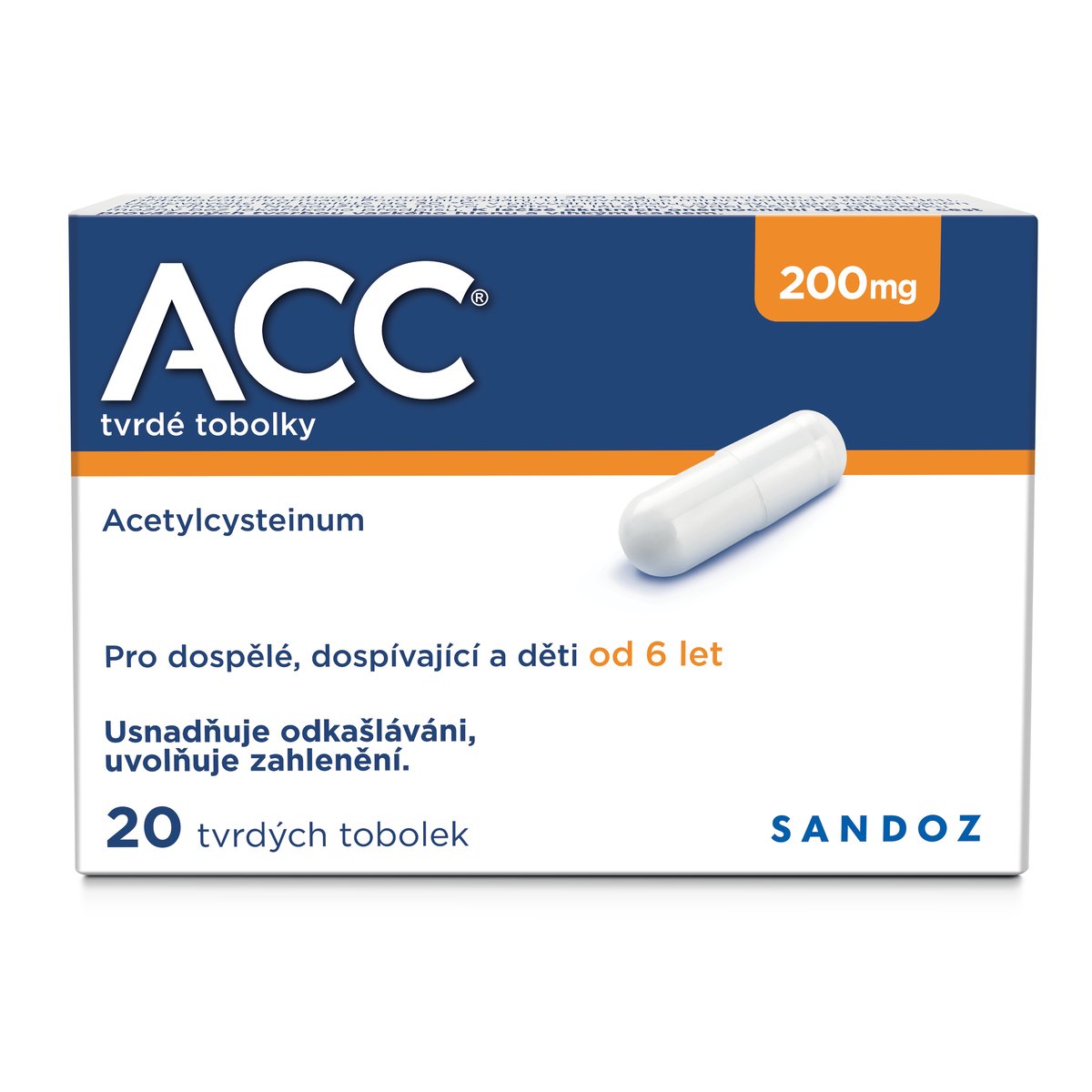 ACC 200MG Tvrdá tobolka 20