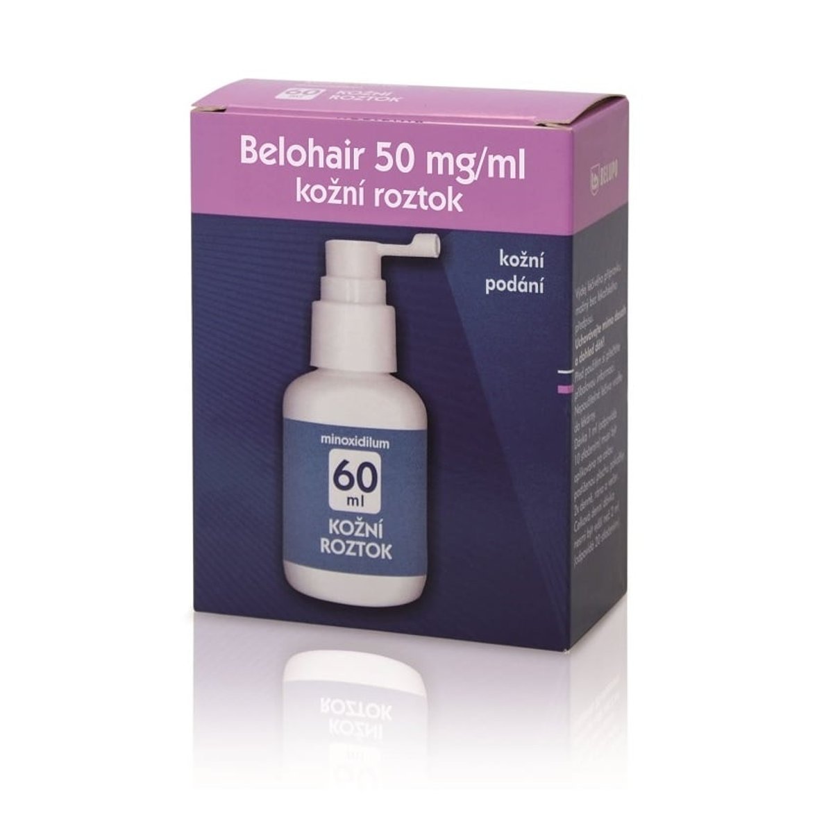 BELOHAIR 50MG/ML Kožní roztok 1X60ML