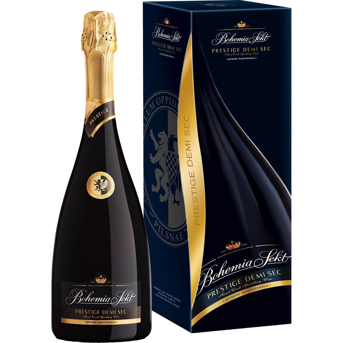 Bohemia Sekt Prestige demi sec, dárkové balení