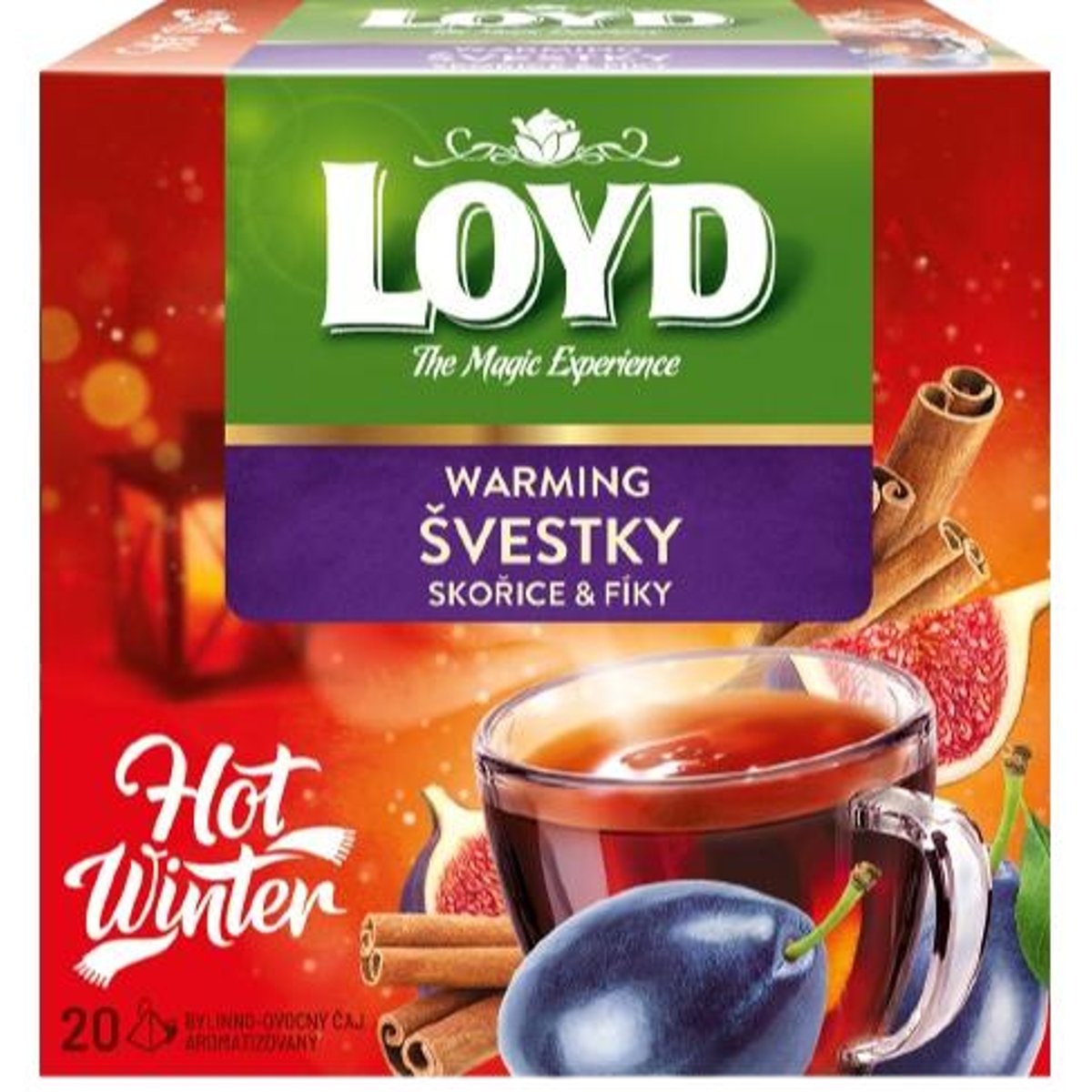 Loyd Warming tea švestky se skořicí a fíky