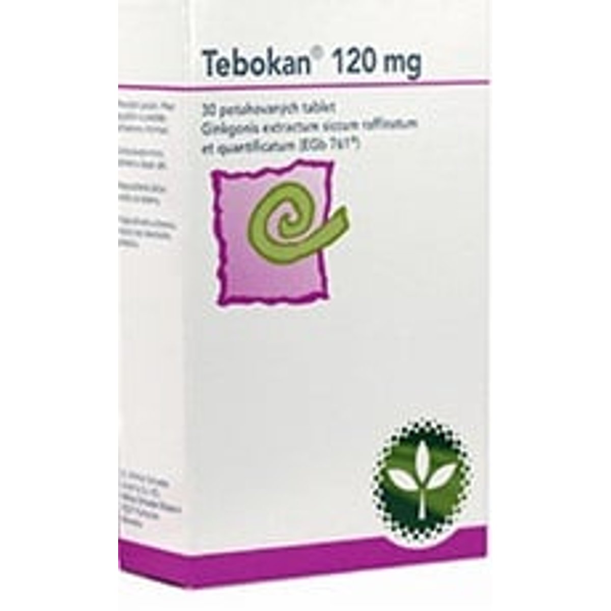 TEBOKAN 120MG Potahovaná tableta 30
