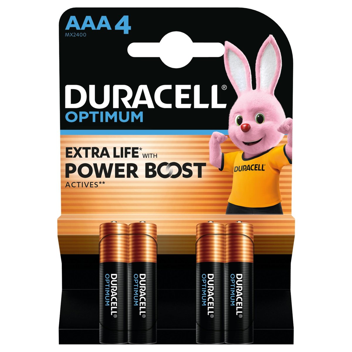 Duracell Optimum alkalické baterie (AAA)