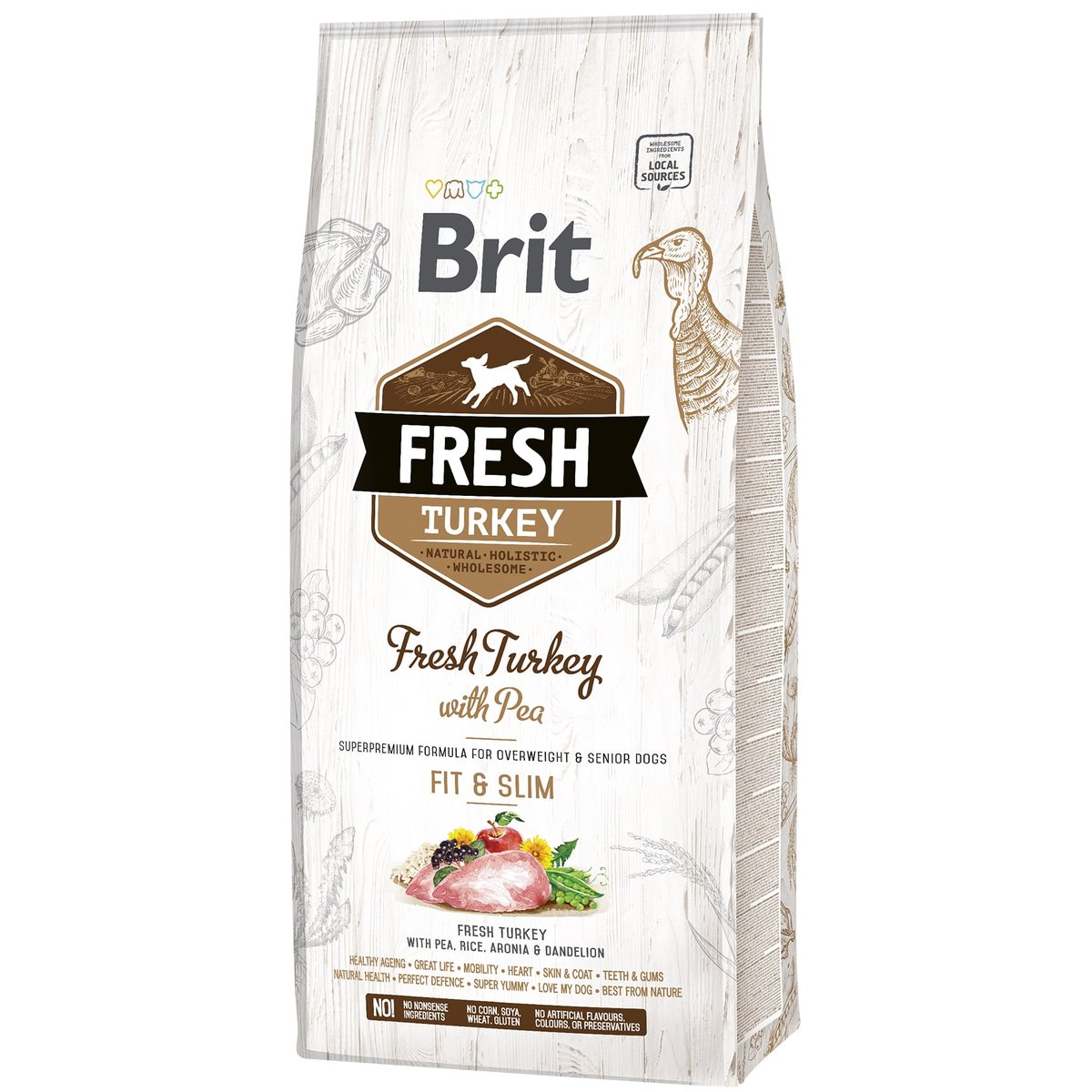 Brit Fresh Turkey with pea Light fit & slim pro psy