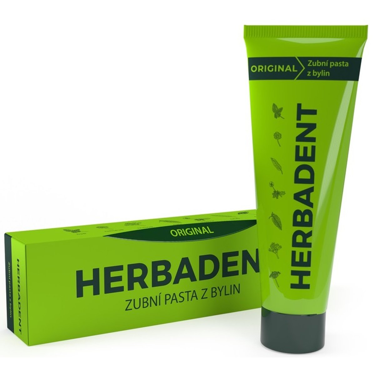 Herbadent Original bylinná zubní pasta s fluoridem 100 g