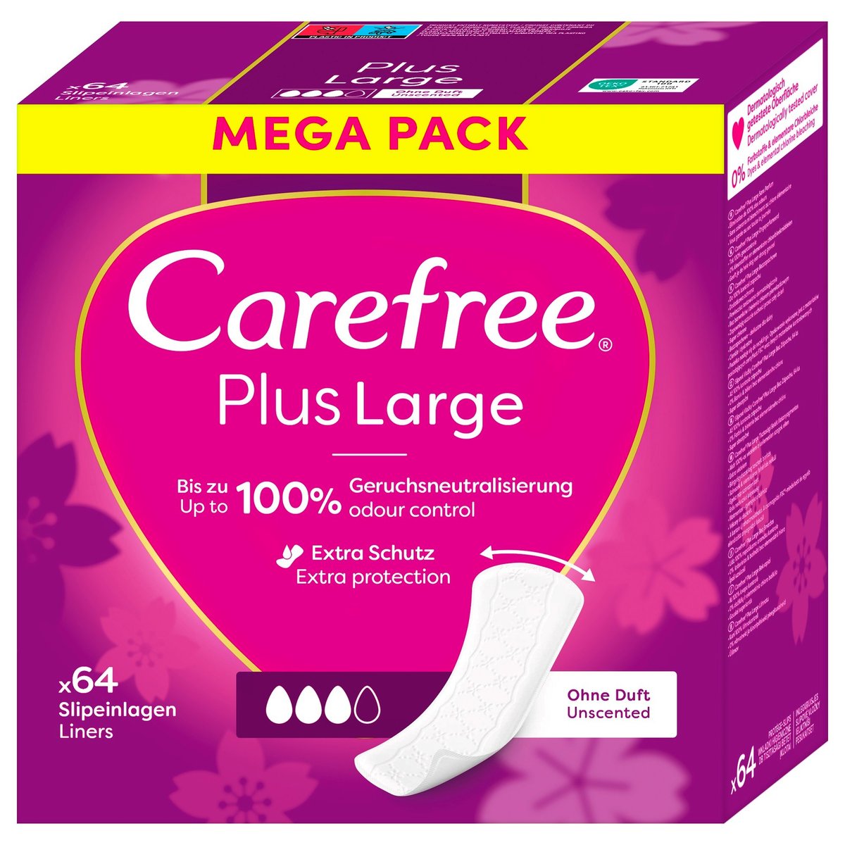 Carefree Plus Large slipové vložky