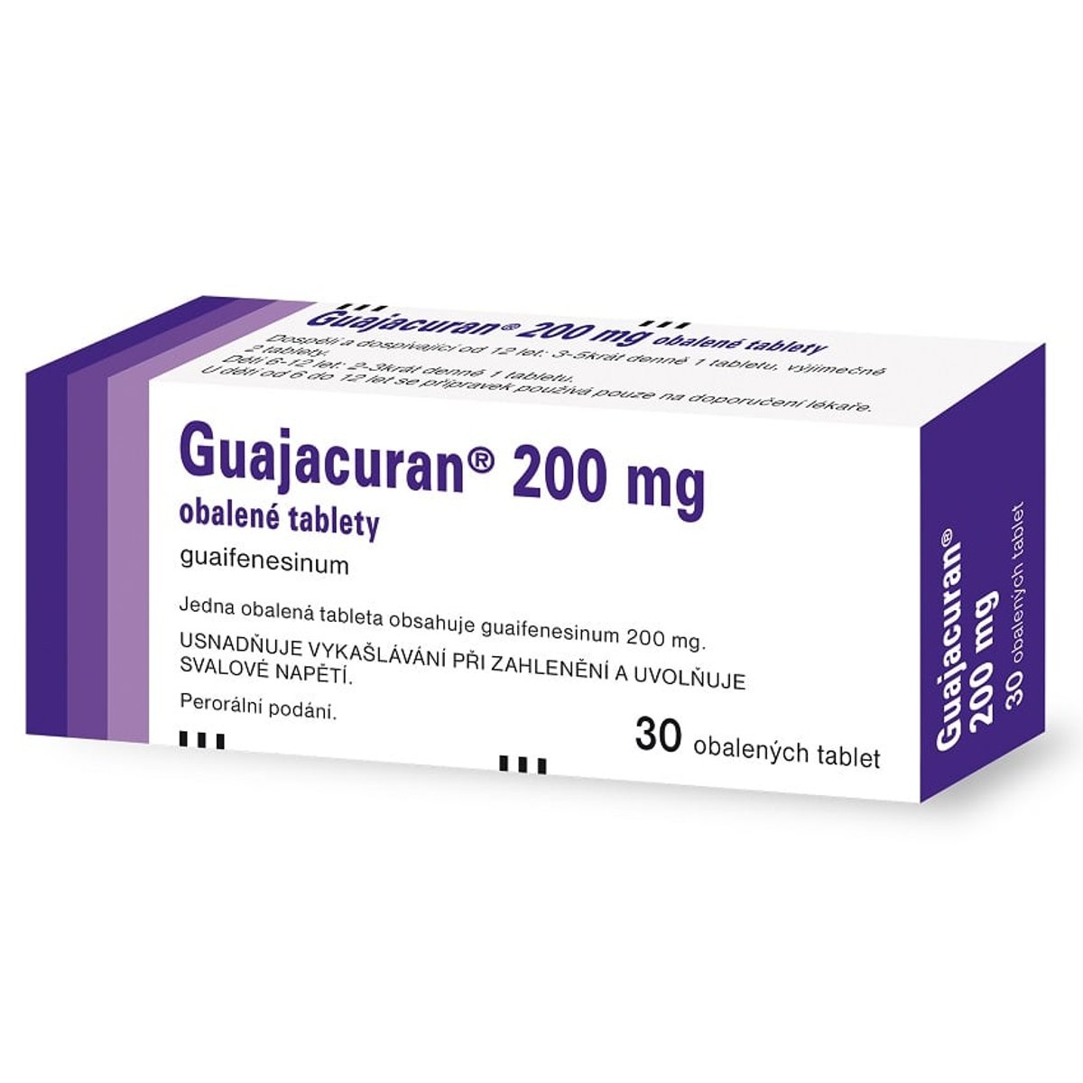 GUAJACURAN 200MG Obalená tableta 30