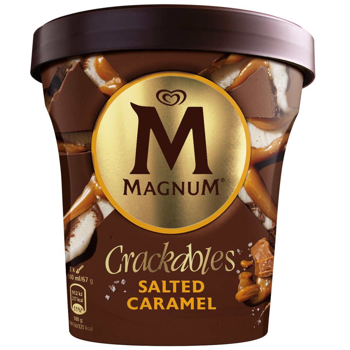 Levně Magnum Double salted caramel zmrzlina v kelímku