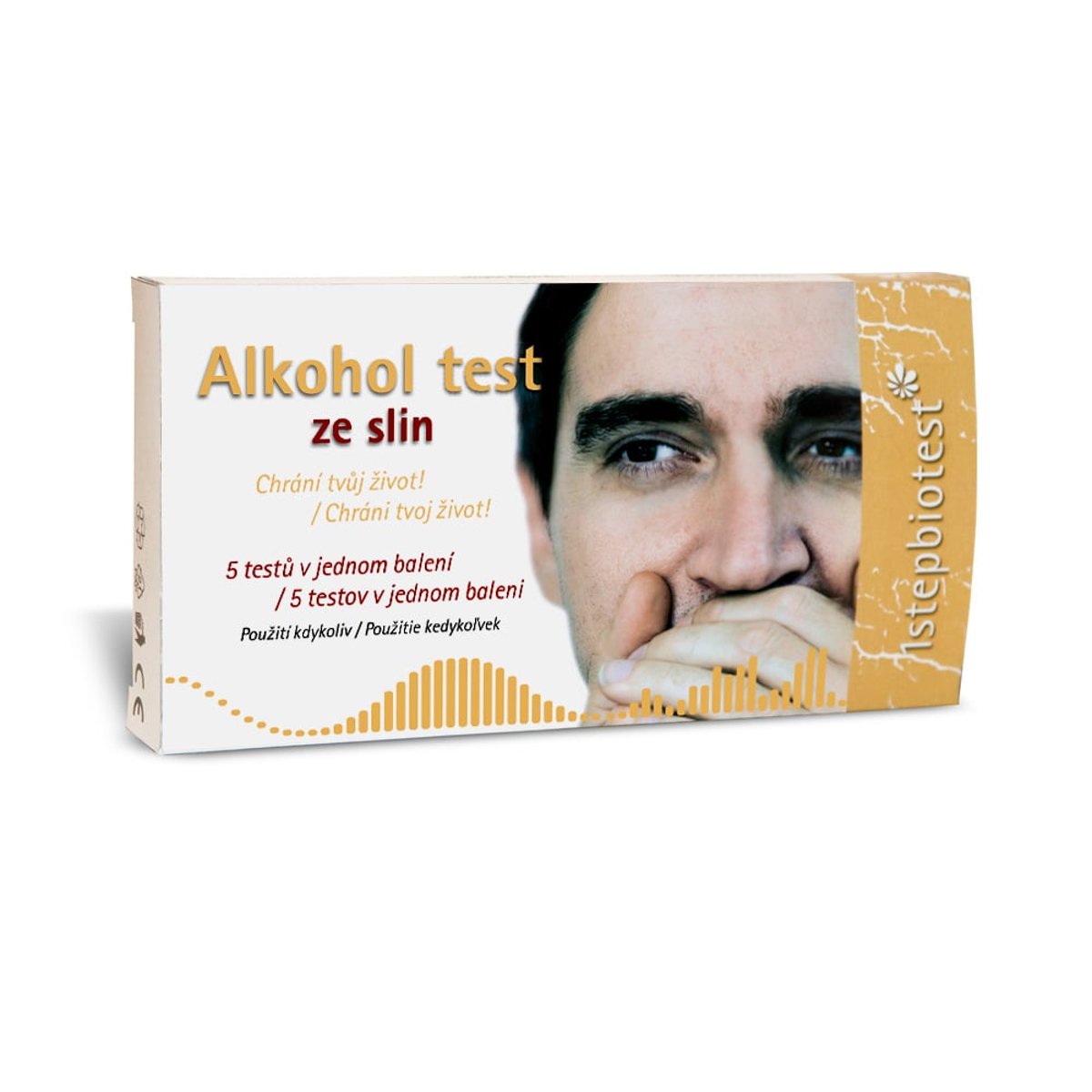SalivaScreen 5x Alkohol test Saliva, ze slin