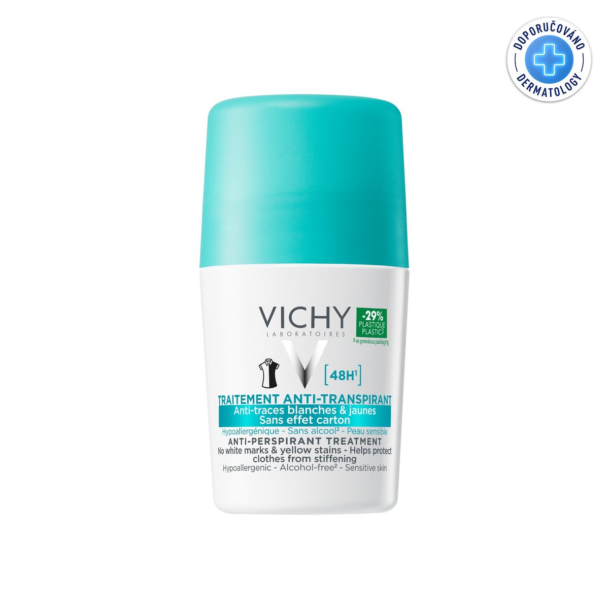 VICHY DEO Roll-on proti skvrnám 50ml