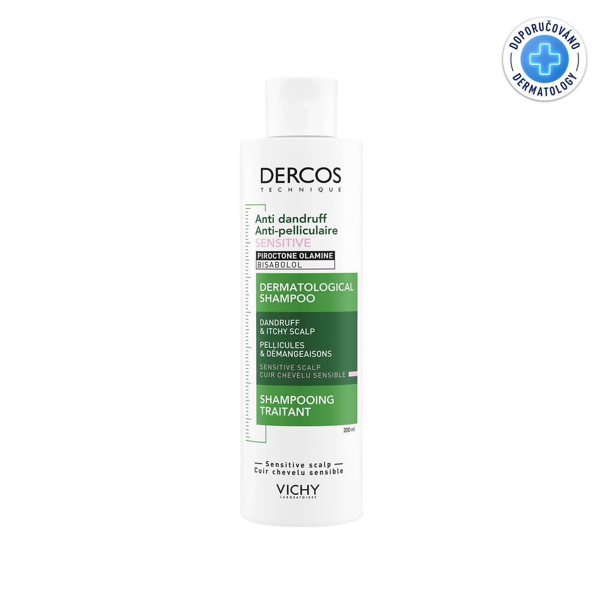 VICHY DERCOS Šampon proti lupům 200ml