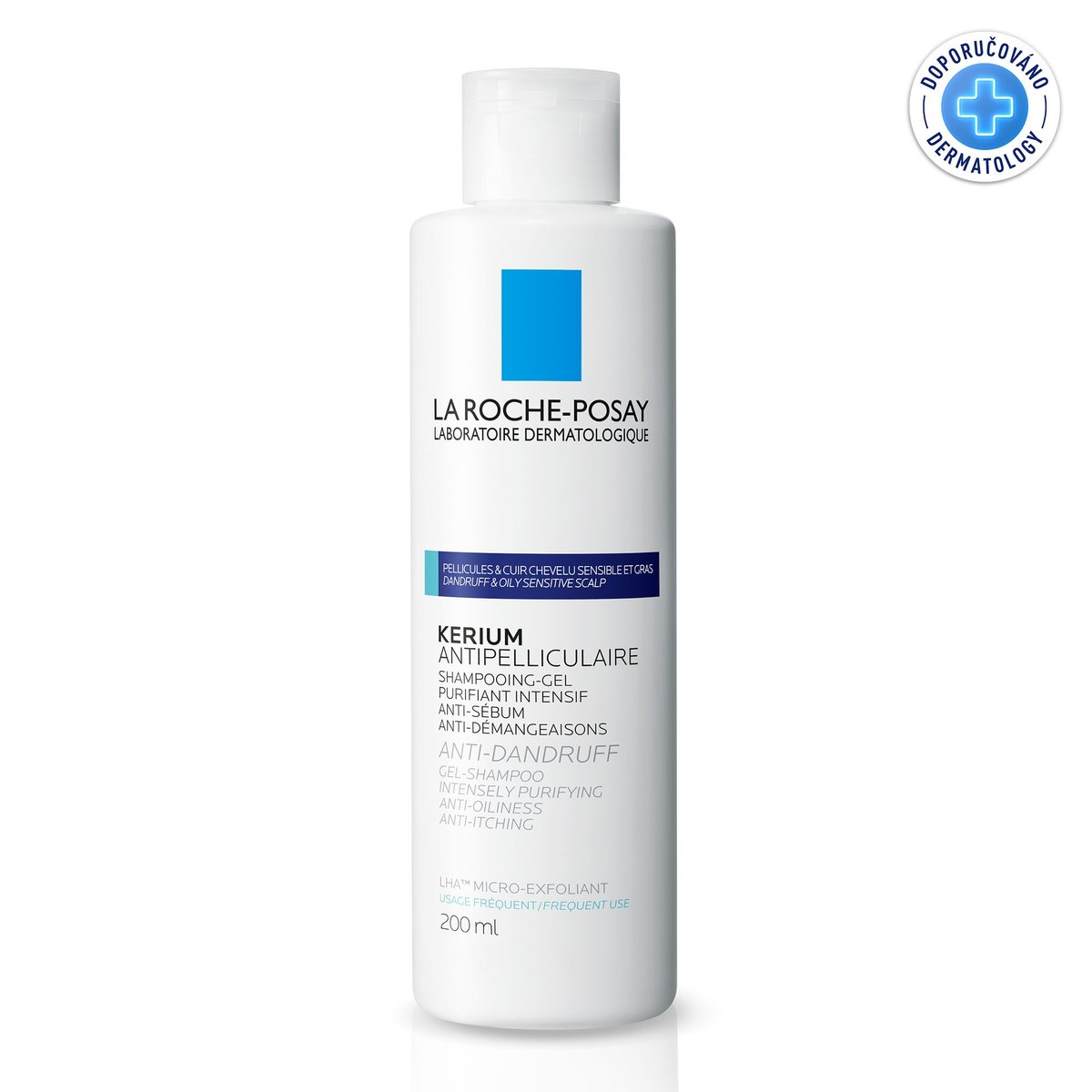 LA ROCHE-POSAY KERIUM šampon mastné lupy 200ml