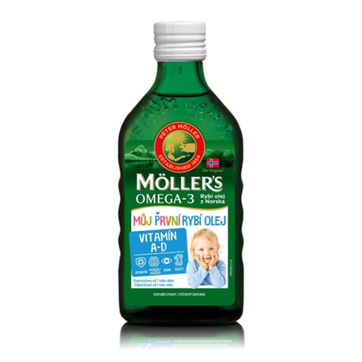 Mollers Omega 3 Můj první rybí olej 250ml