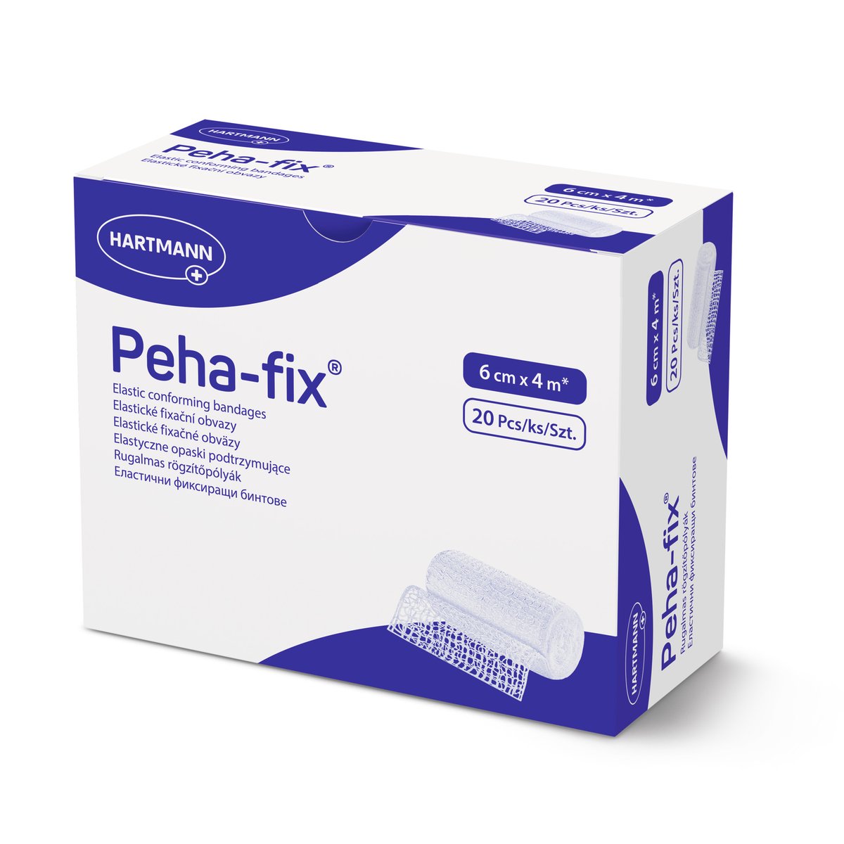 OBINADLO ELASTICKÉ FIXAČNÍ PEHA FIX 4CMX4M,V NAPN.STAVU JEDNOTL.V CELOFÁNU,1KS