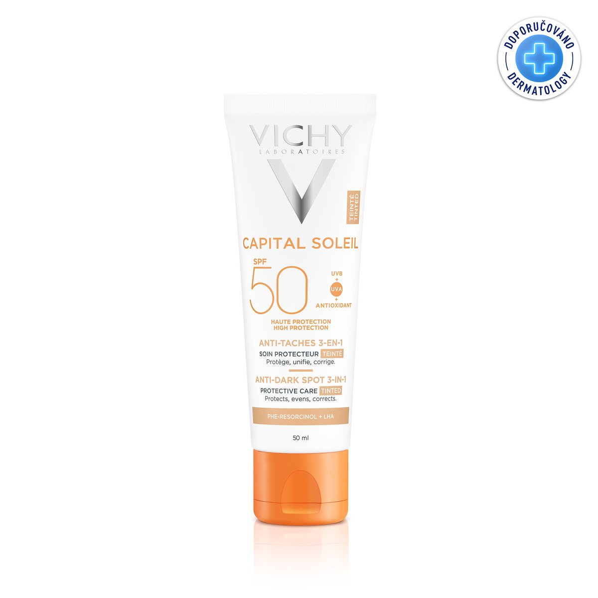 VICHY CAPITAL SOLEIL Krém proti skvrnám tónovaný 50ml